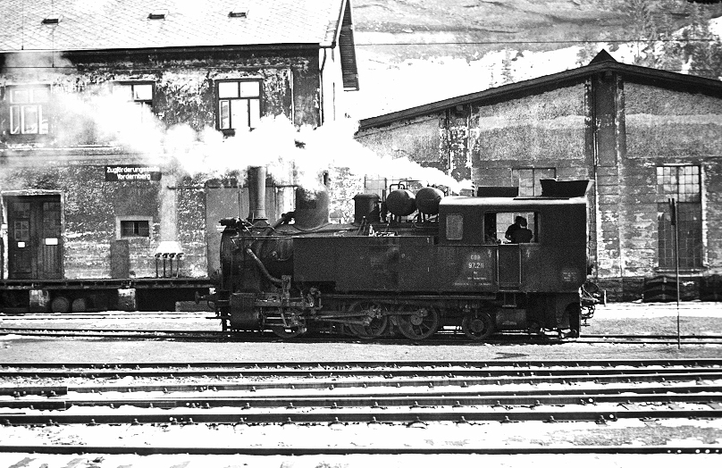 001 Erzbergbahn Zf. Vordernberg BB 97.211 ca. 1975 sammlung herbert rubarth foto heinz block