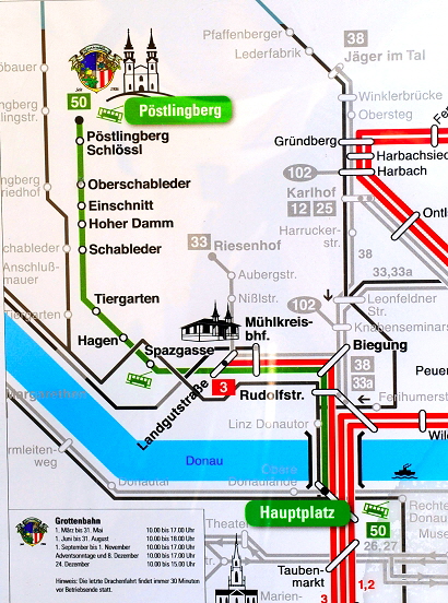 102. Streckenskizze Pstlingbergbahn