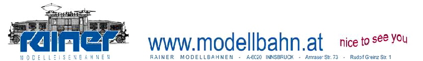 Rainer Modellbahnen Innsbruck