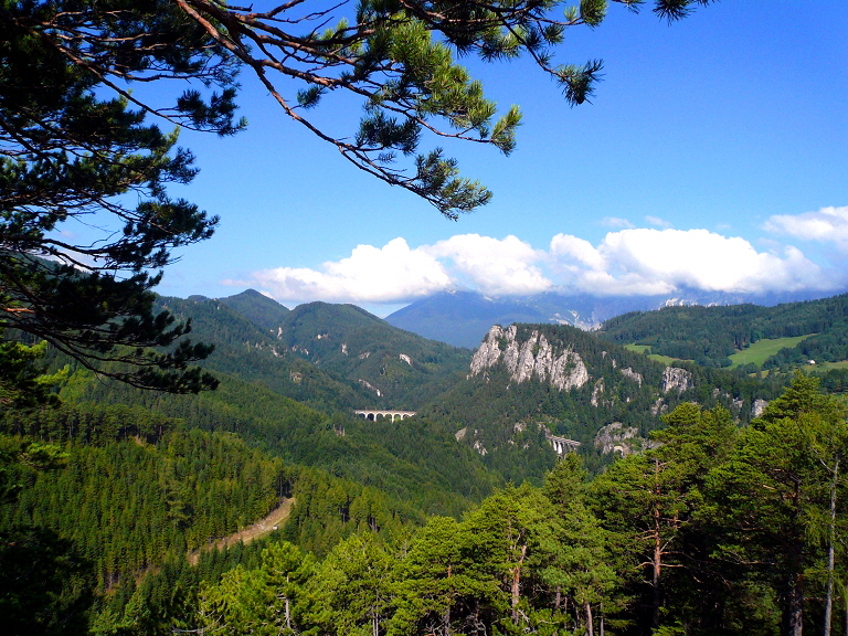 k-012 20 Schilling Blick Semmering Bahnwanderweg