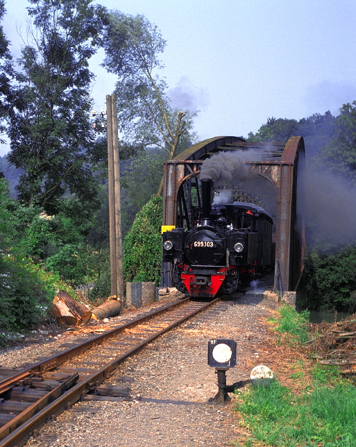 k-113 BR 699.103 Brcke ber die Steyr bei Waldneukirchen 30.07.1989 foto herbert rubarth