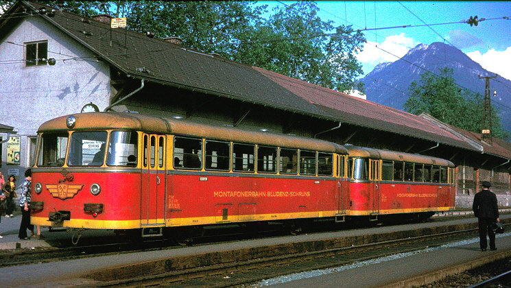 k-MBS0002 BDVT 10.14 & BDVS 10.211 Bf. Bludenz ca. 1971 Foto Gustav Stehno