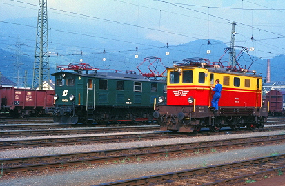 k-MBS002 1045.01 und 1180.05 Bf. Bludenz 30.07.1985