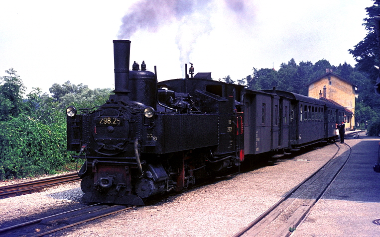 k-STB0006 Bf. Steyr Lokalbahn Juli 1974 Sammlung Gustav Stehno