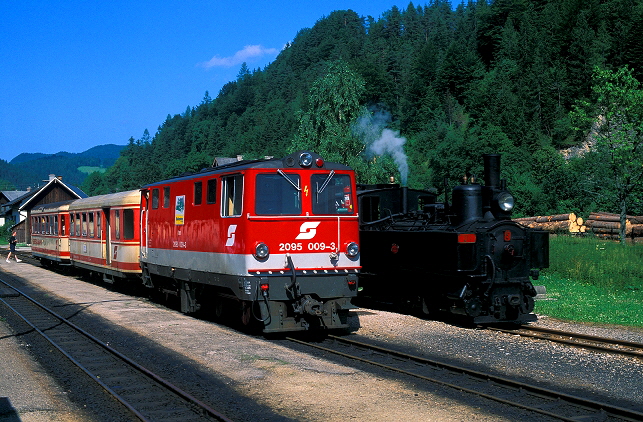 k-YB057 2095.09 & U 1 der GLB Bf. Lunz 12.08.1997