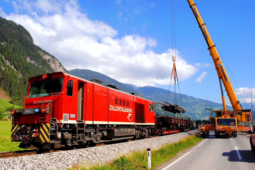 k-005. ZB Bauzug zw. Bichl und Mayrhofen 14.05.2012 foto ingo kroneberger