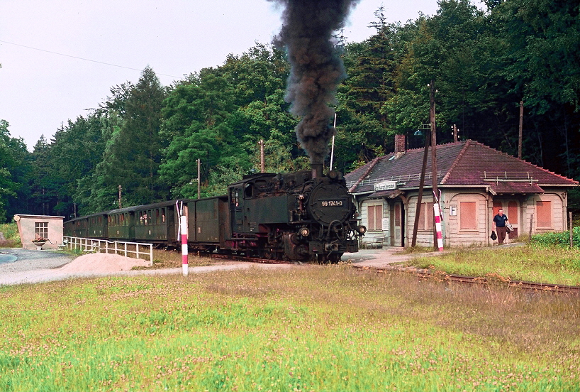 k-014a. 99 1741-0 Bertsdorf nach Jonsdorf   7-7-81