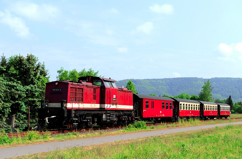 k-HSB 001a. BR 199 874 bei Niedersachswerfern 28.05.2016 hr1