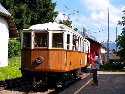 k-004 Tw. 11 Bahnhof Klobenstein 11.08.2008 foto dr. ludwig ekl