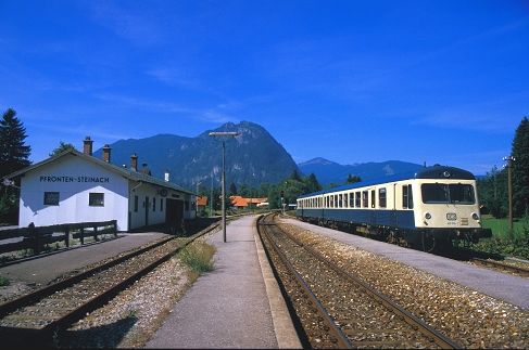 k-012 Grenzbahnhof Pfronten- Steinach 30.07.1986 Foto H. Rubarth