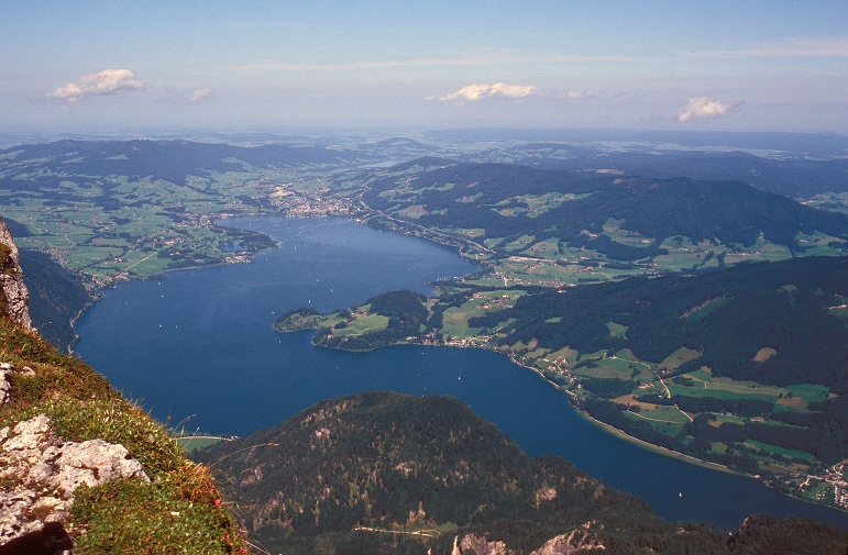 k-013 Blick von der sog. Himmelspforte auf dem Schafberg 15.08.2009 foto herbert rubarth